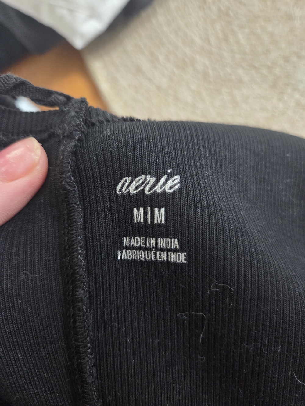 aerie At The Barre Black Criss Cross Back Dress - Picture 7 of 7